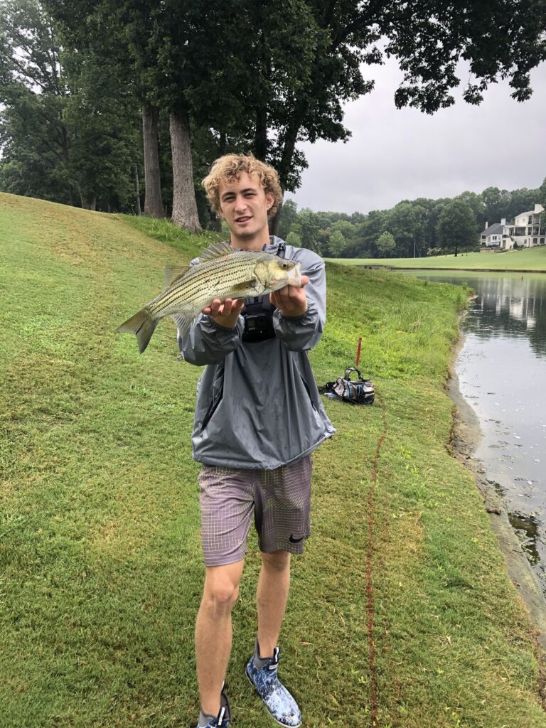 Golf course bass fishing